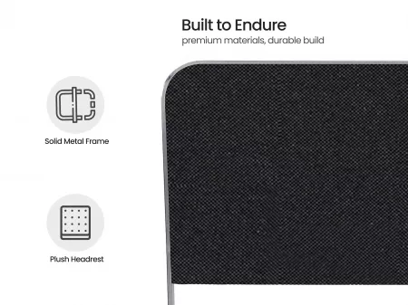 Chloe King Size Double Bed in Black Color